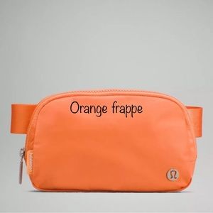 Lululemon Everywhere Belt Bag *1L in Orange Frappe.